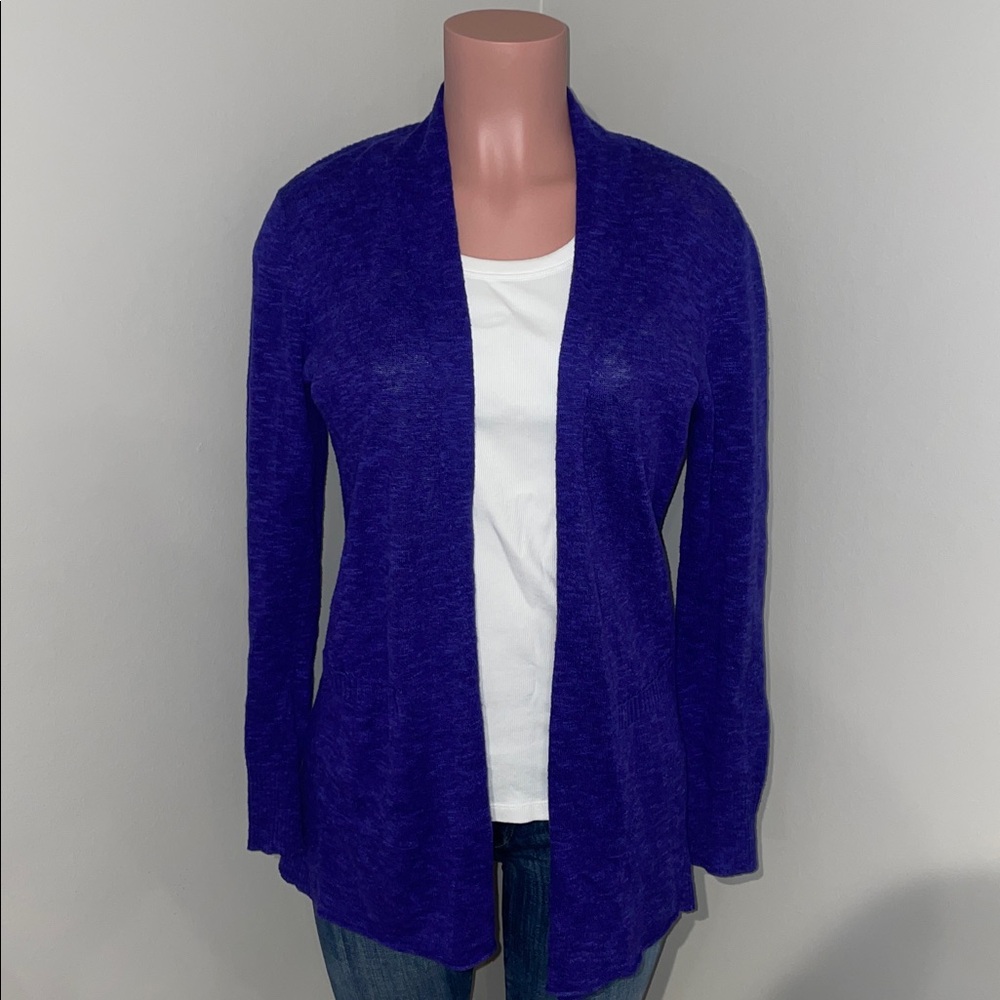 Eileen Fisher Linen/Cotton Blend Cardigan